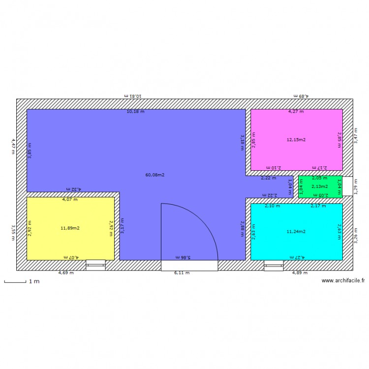 grange. Plan de 0 pièce et 0 m2