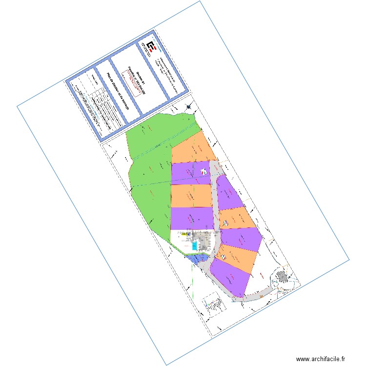 jb V7 pc plan de masse IMPL DBO. Plan de 0 pièce et 0 m2