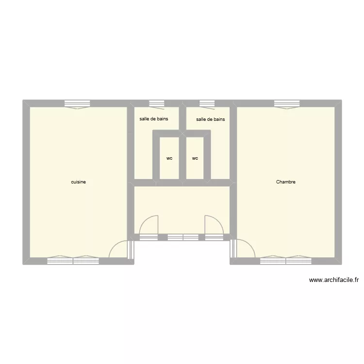 Dieudade &eacute;tat initial. Plan de 