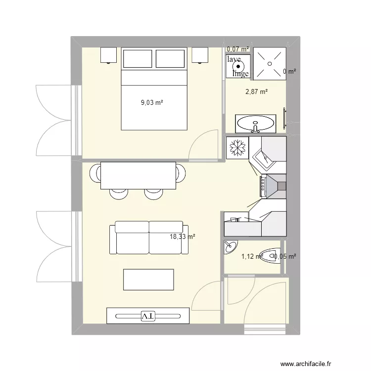 Bons en chablais Julien id&eacute;e 2 papa avec entr&eacute;e . Plan de 