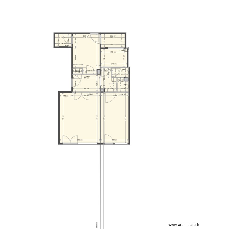 gambetta 191105. Plan de 0 pièce et 0 m2