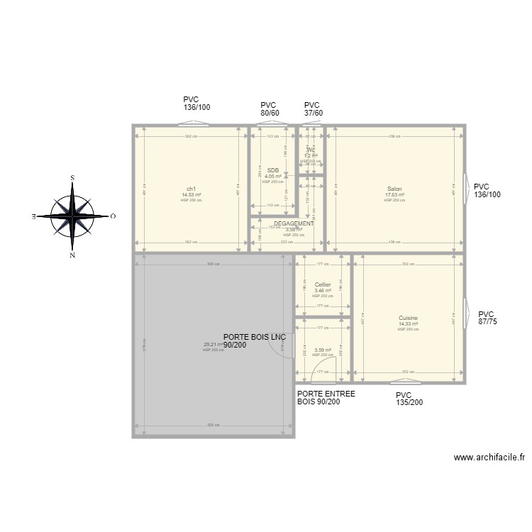 HIMADOU. Plan de 0 pièce et 0 m2