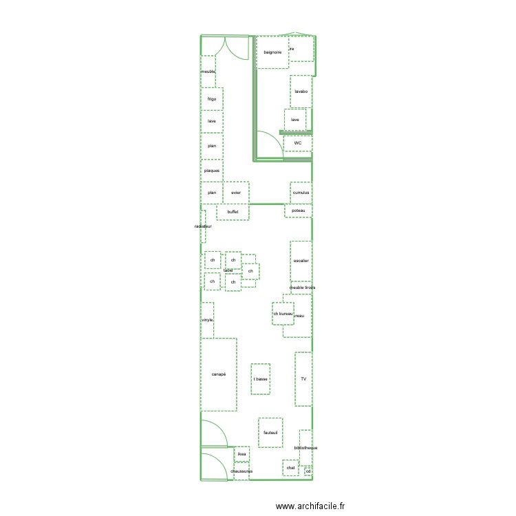 2023. Plan de 0 pièce et 0 m2