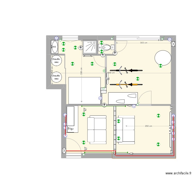 salle de sport 5. Plan de 0 pièce et 0 m2