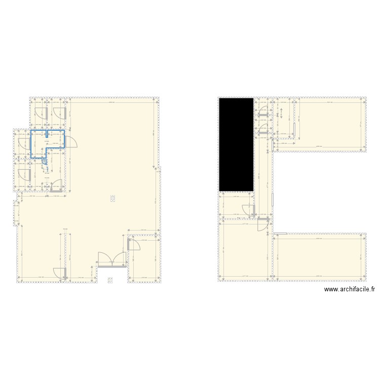 RDC V1 3 coté. Plan de 0 pièce et 0 m2