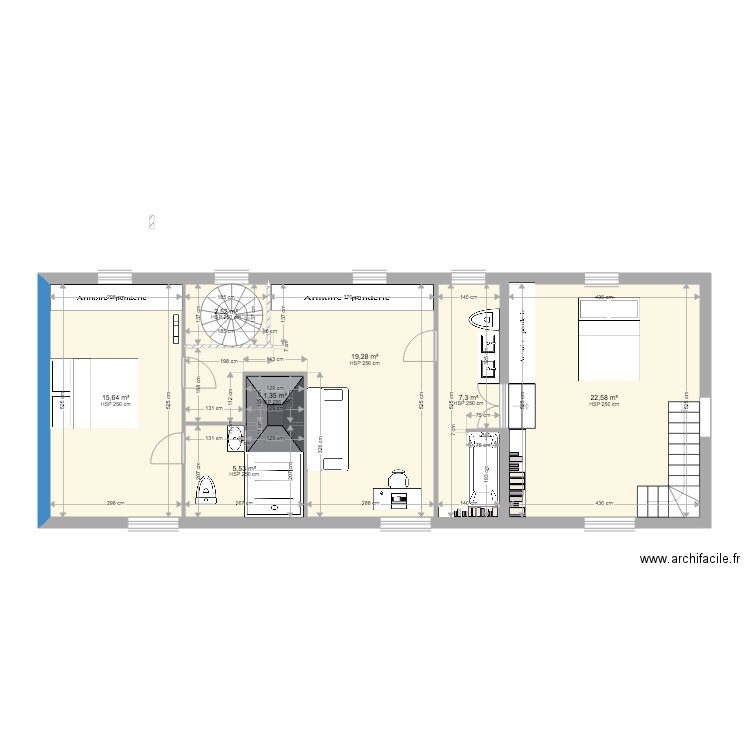 la colombière étage. Plan de 0 pièce et 0 m2