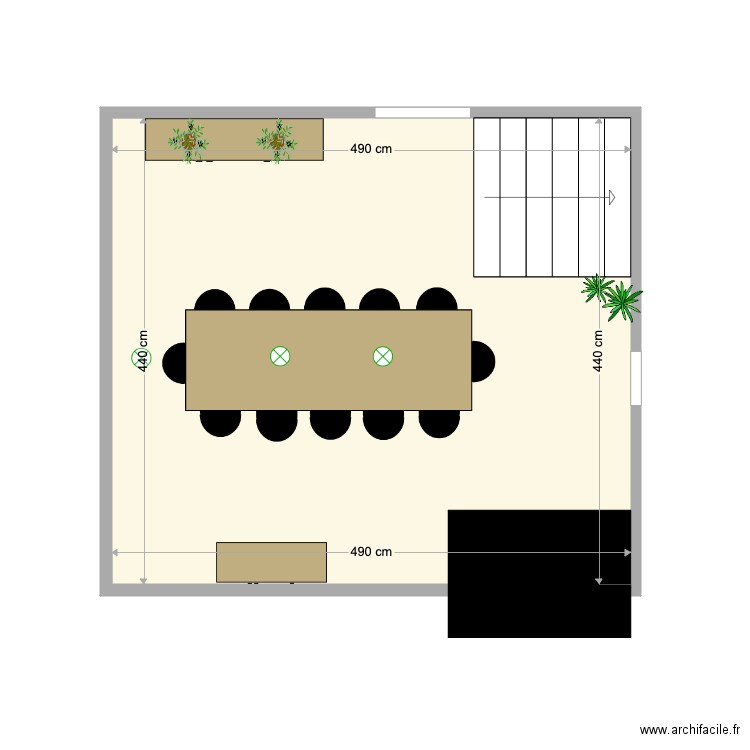 SAM RAYOL1. Plan de 1 pièce et 22 m2