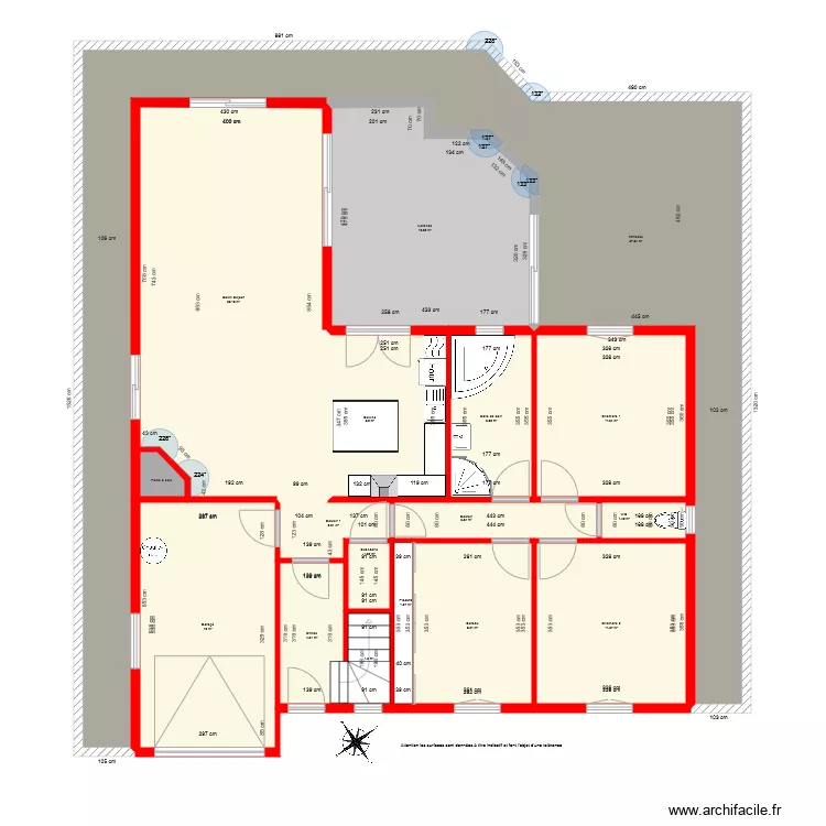 BI 3970 rdc cot&eacute; . Plan de 