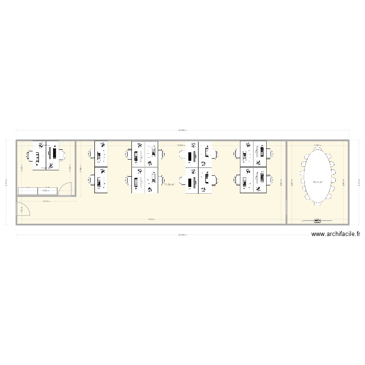 Plan V (shop). Plan de 0 pièce et 0 m2