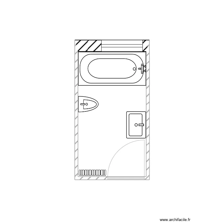 BORFIGA Plan Existant. Plan de 