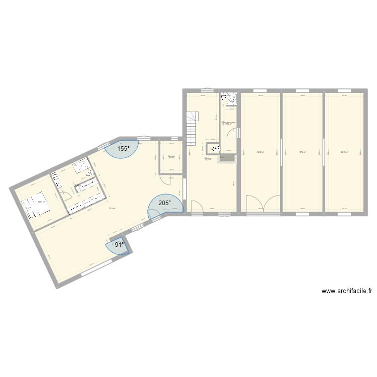 vougydef6. Plan de 15 pièces et 393 m2