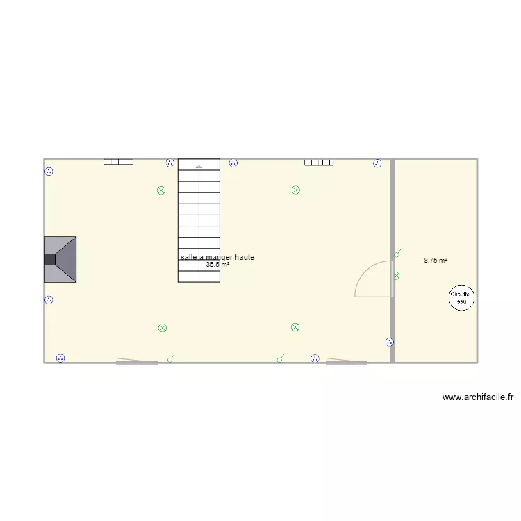 sam haute. Plan de 