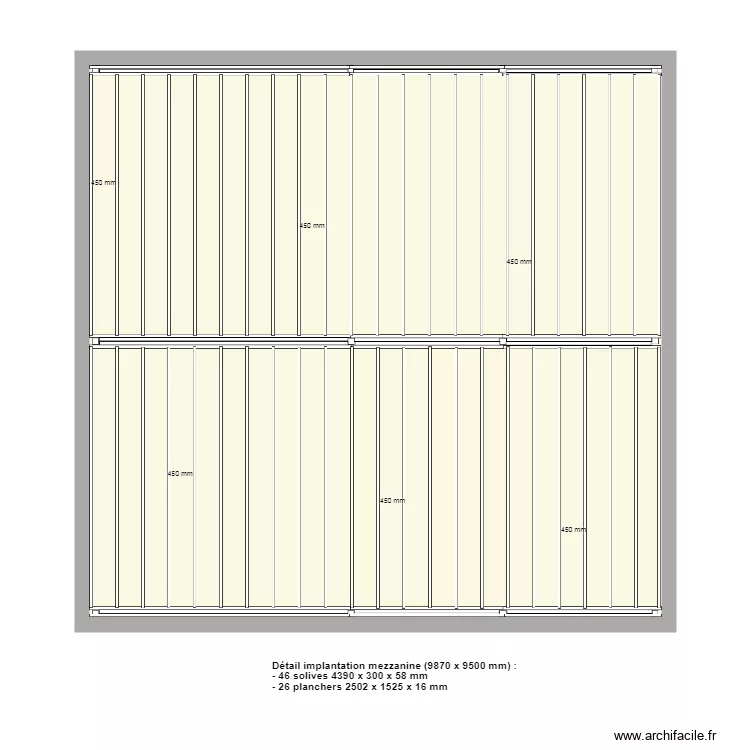 Mezzanine RHOLD 18. Plan de 