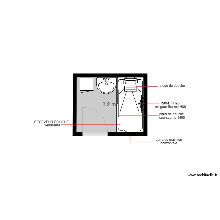 debenne. Plan de 0 pièce et 0 m2