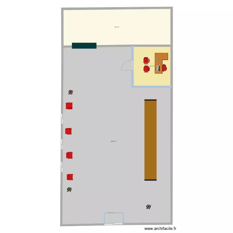 Banque Holton. Plan de 