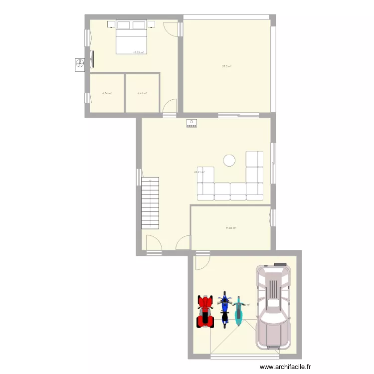 villa2. Plan de 
