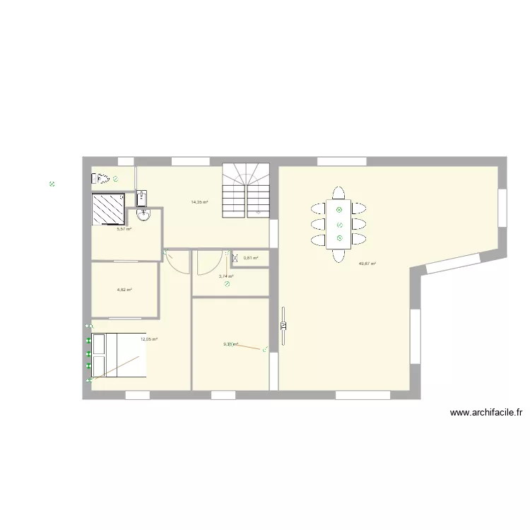 christian gobert ALINE . Plan de 