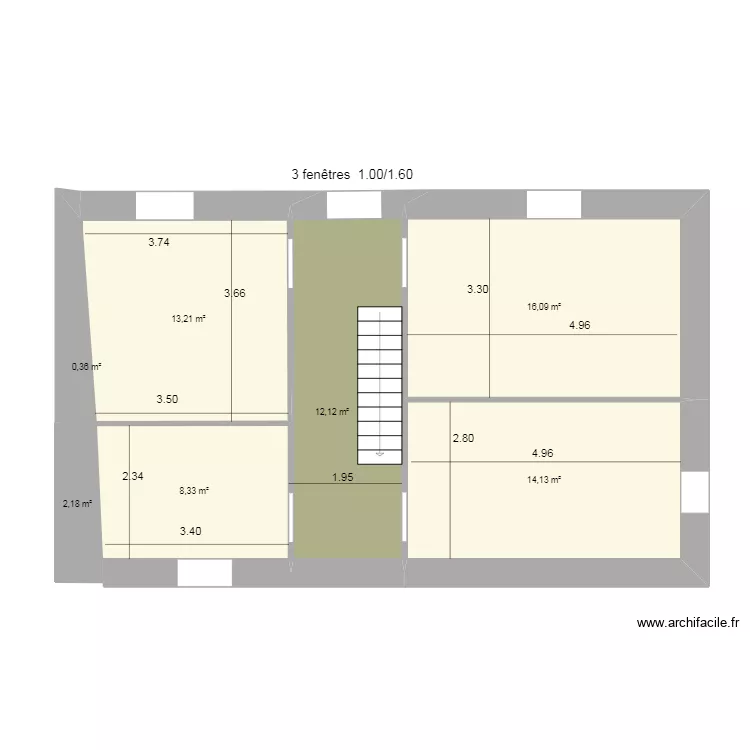DUL 1er Etage. Plan de 