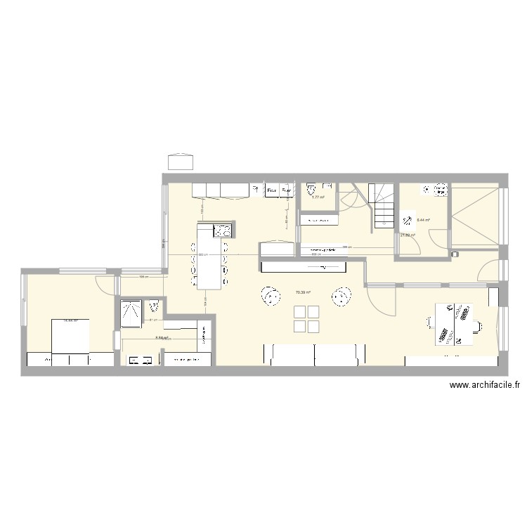 105 rez ede chaussée. Plan de 0 pièce et 0 m2