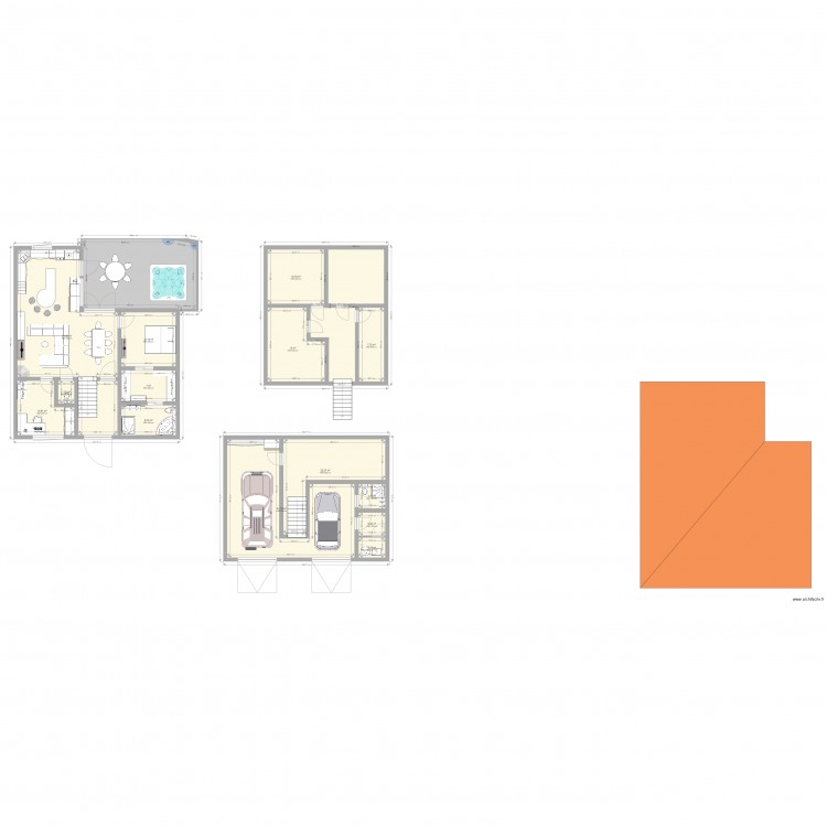 salciccia jamie li petite villa rez de chaussez. Plan de 0 pièce et 0 m2