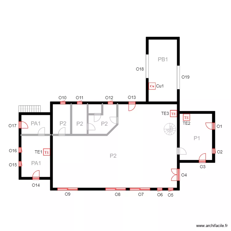 GR0007logement. Plan de GR0007logement. Plan de