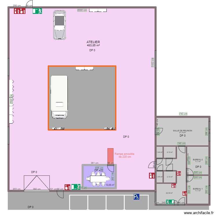CRTI  ATELIER APRES TRAVAUX. Plan de 0 pièce et 0 m2