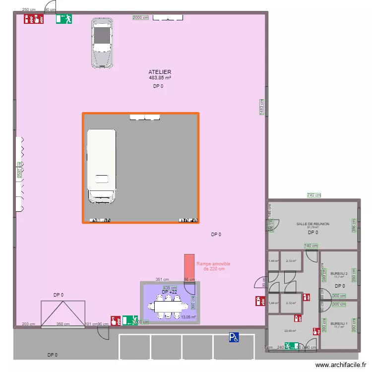 CRTI ATELIER APRES TRAVAUX. Plan de CRTI ATELIER APRES TRAVAUX. Plan de