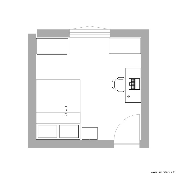 chambre 20. Plan de 0 pièce et 0 m2