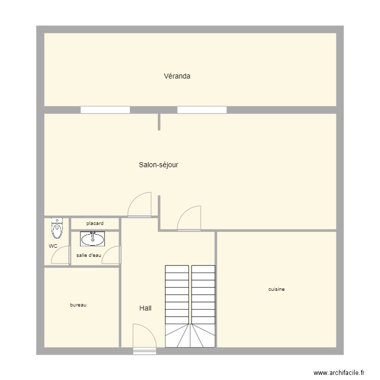 kermarrec. Plan de 0 pièce et 0 m2