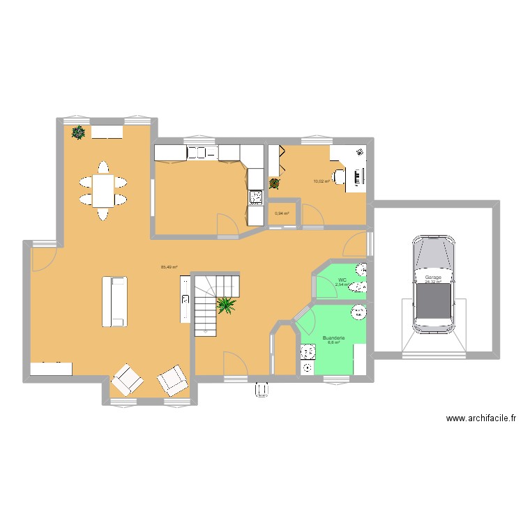 Maison Aubrun Creek. Plan de 0 pièce et 0 m2