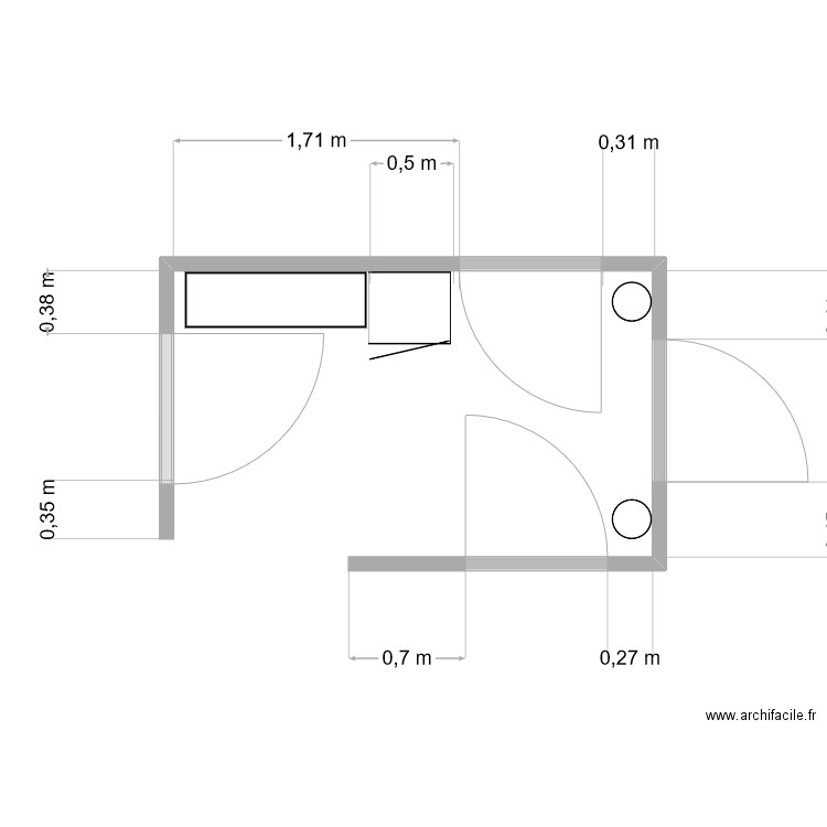 Hall de jour 1. Plan de 0 pièce et 0 m2