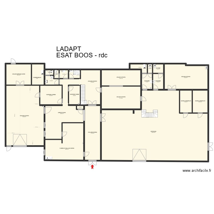 PROJET LADAPT AUDITECH. Plan de 0 pièce et 0 m2