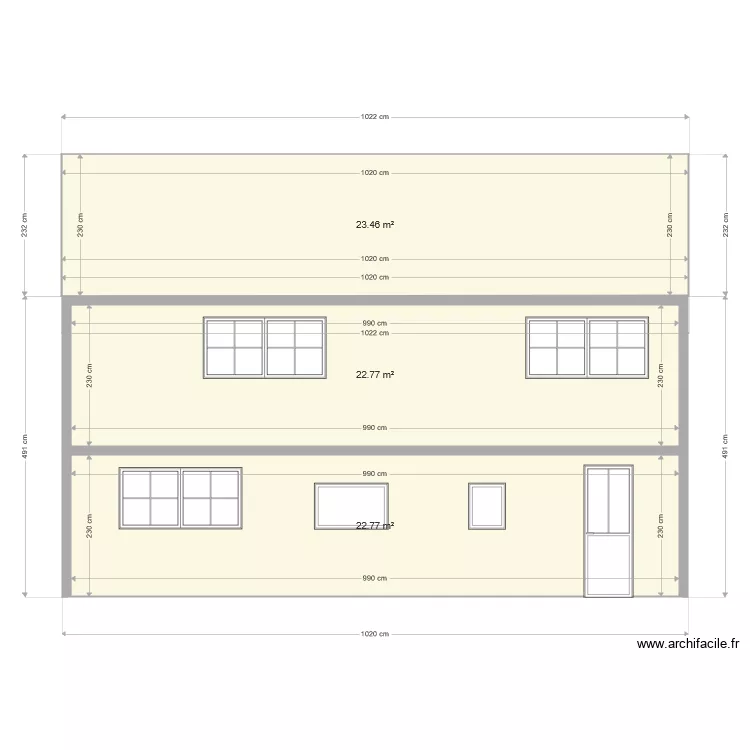 FacadeTerrain. Plan de FacadeTerrain. Plan de