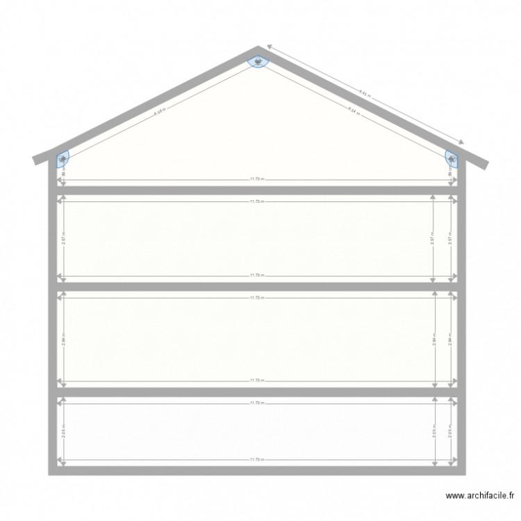 corcieux vue de coupe. Plan de 0 pièce et 0 m2