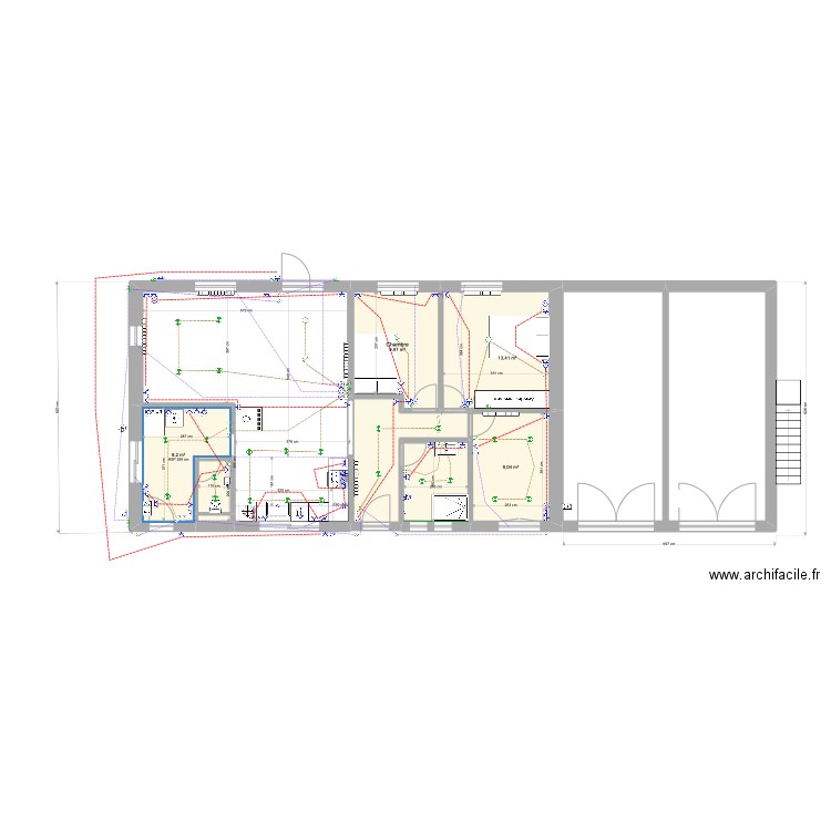 Plan chauffages. Plan de 0 pièce et 0 m2