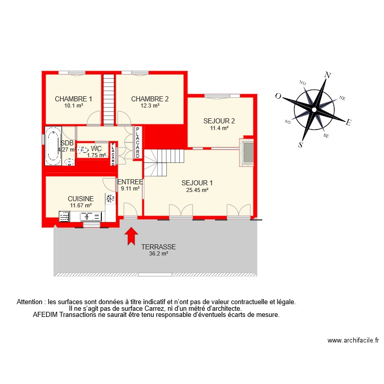 BI 5107 RDC . Plan de 0 pièce et 0 m2