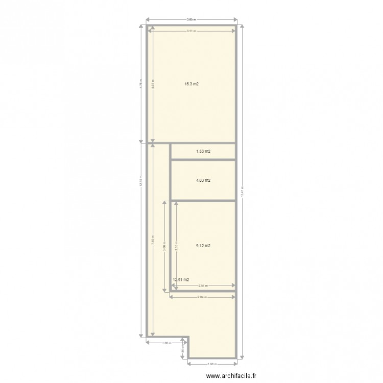 PARREAU SAZERAT. Plan de 0 pièce et 0 m2