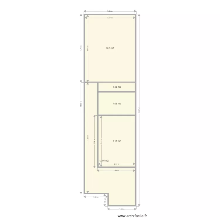 PARREAU SAZERAT. Plan de 