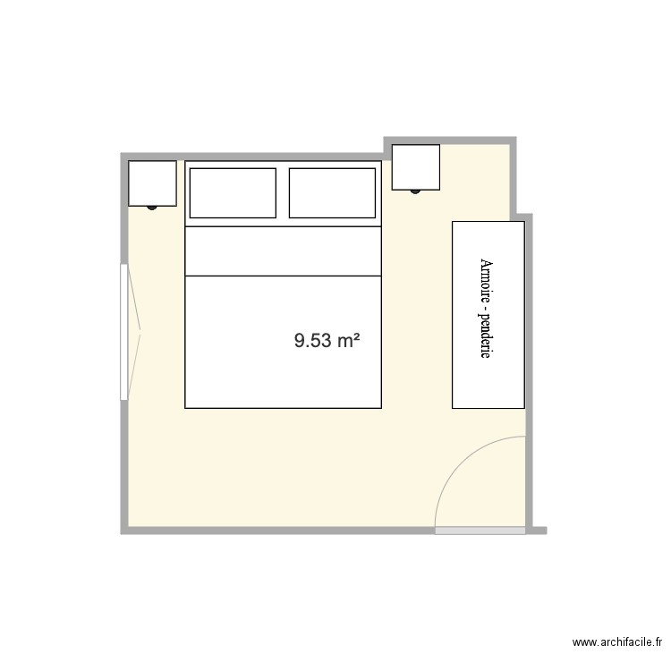 room paris. Plan de 0 pièce et 0 m2