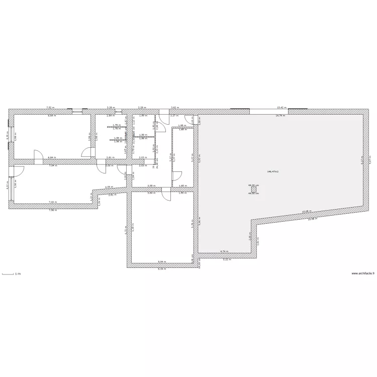 batiment chauvin P rdc cote. Plan de 