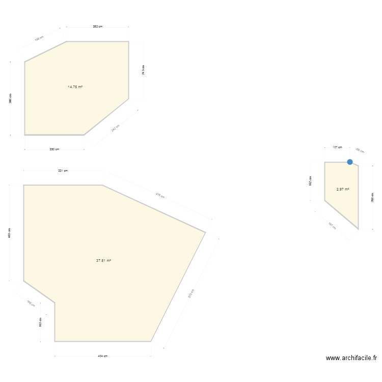surface vendhuile. Plan de 0 pièce et 0 m2