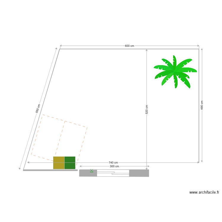 RDC01Jardin. Plan de 0 pièce et 0 m2