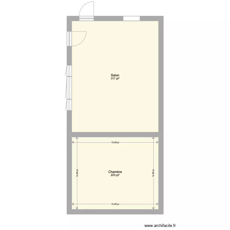 Ebauche Maple #1. Plan de 
