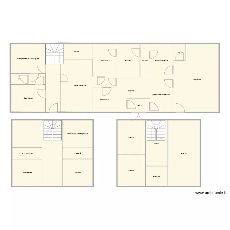 BUREAUX. Plan de BUREAUX. Plan de