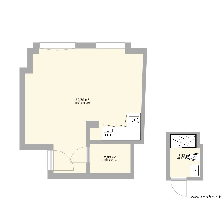STUDIO LAPA. Plan de 0 pièce et 0 m2