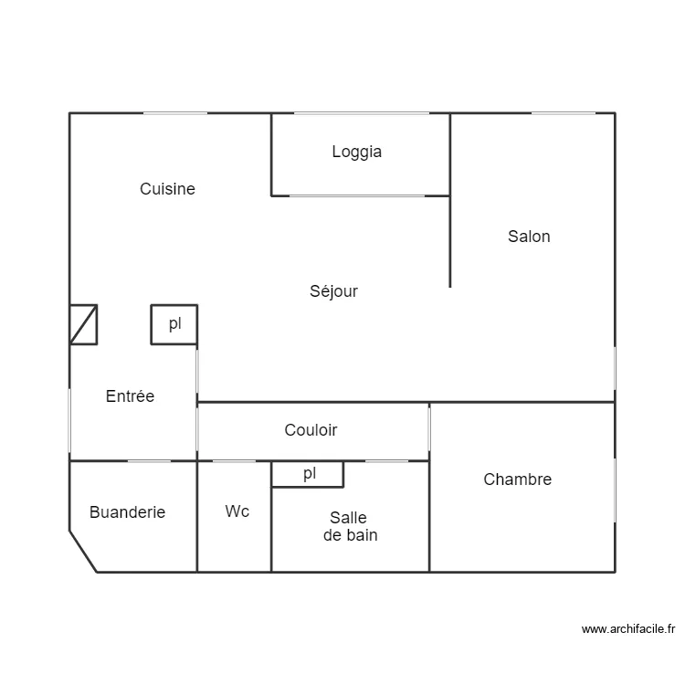 QUIMPER JEANNE. Plan de 