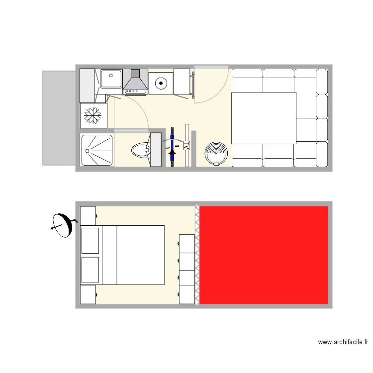 Tiny V2. Plan de 0 pièce et 0 m2