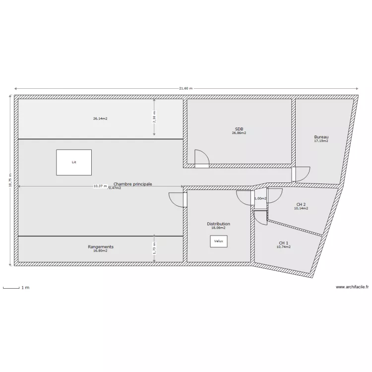 maison. Plan de maison. Plan de