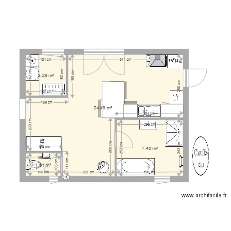 cuisine buanderie 6. Plan de 0 pièce et 0 m2