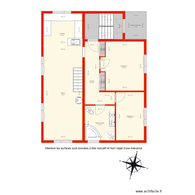 BI 4725 niveau côté. Plan de 0 pièce et 0 m2